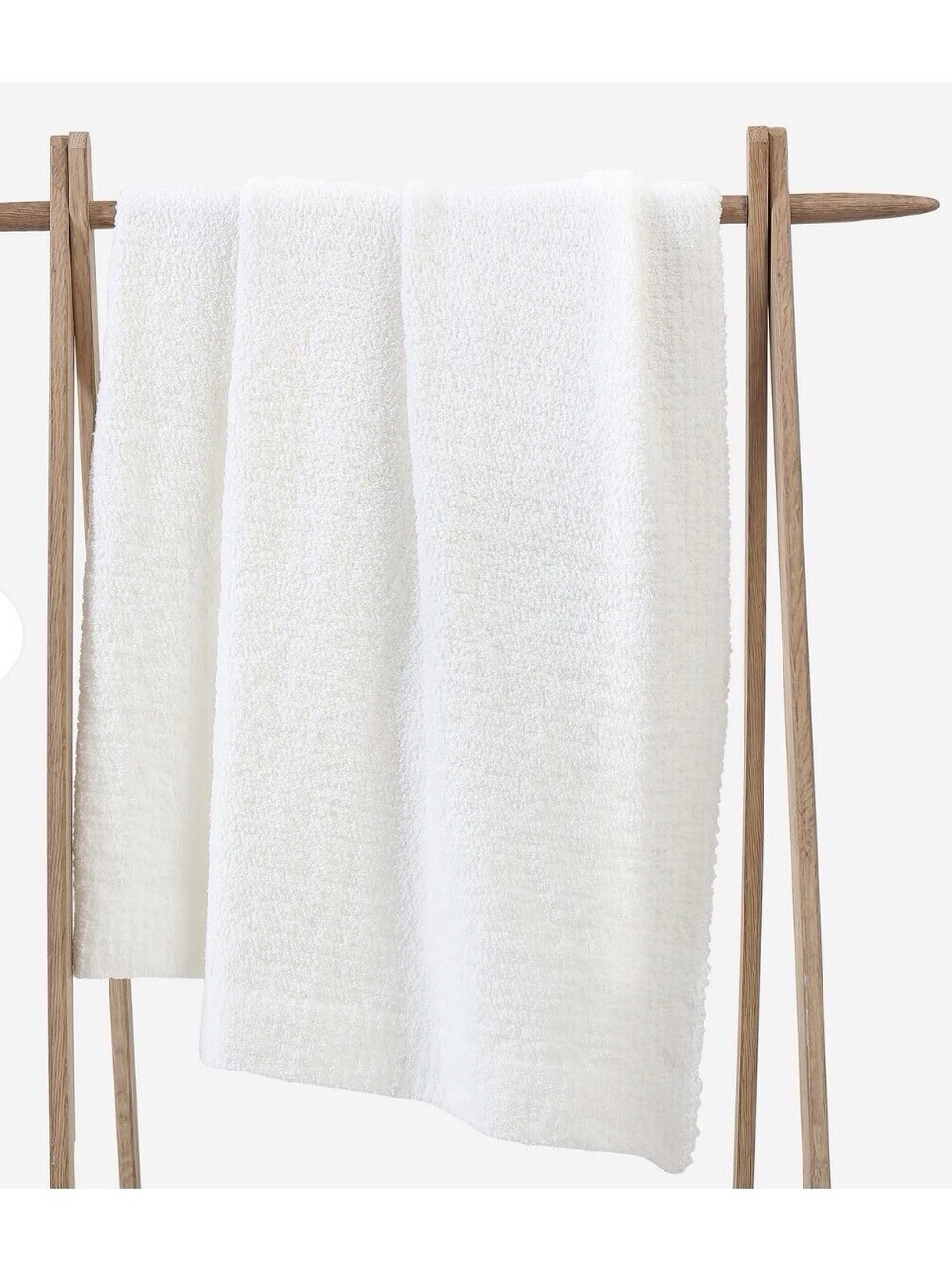 NEW! Sunday Citizen Snug Throw Blanket Off white 75x52” NIP